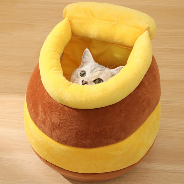 Cozy Cat Honey Bed