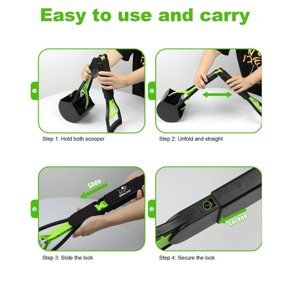 Quick Clean Dog Poop Scooper