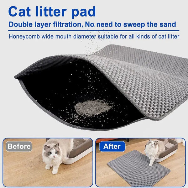 Cozy Cat Litter Catcher Mat